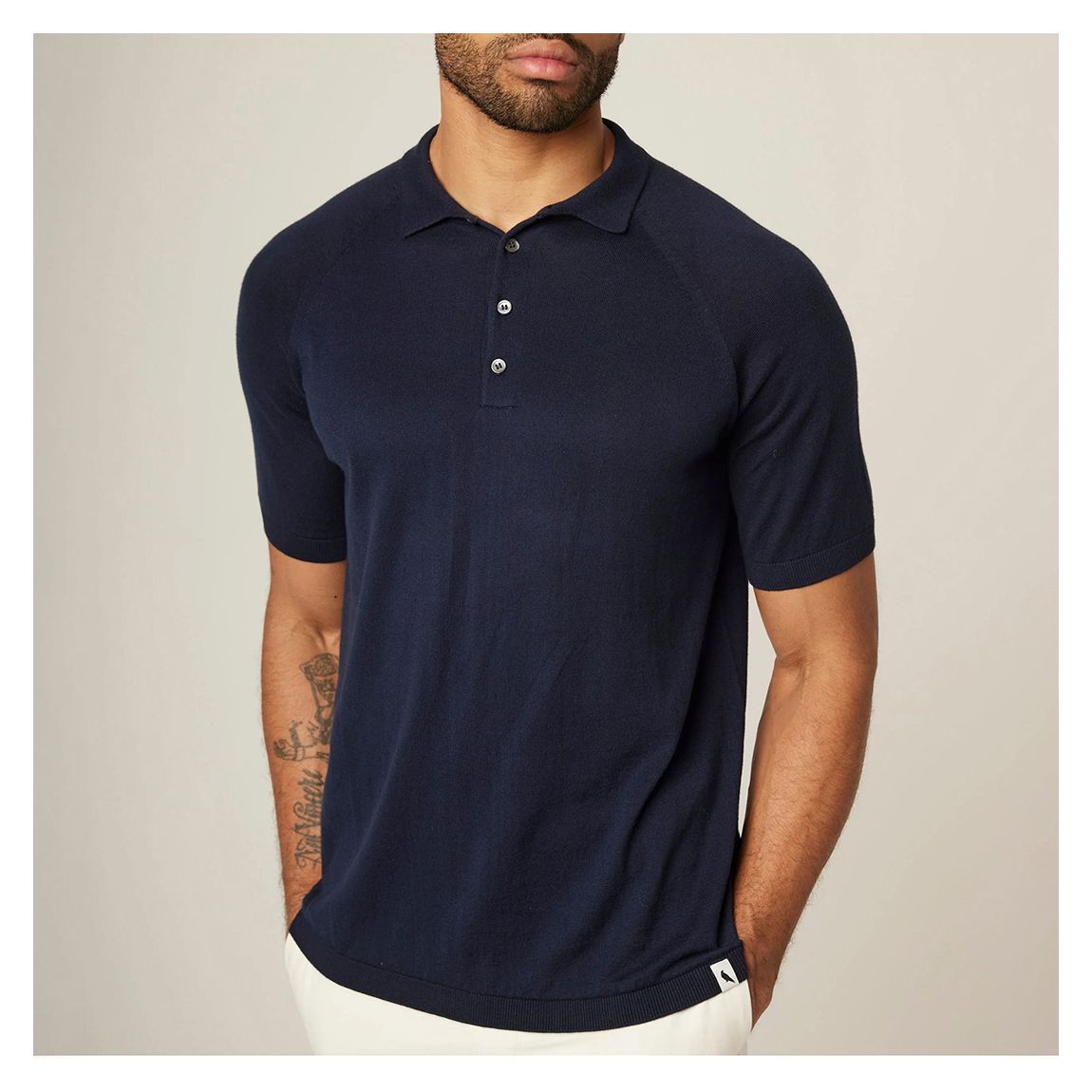 Navy Jones Polo Shirt main product photo
