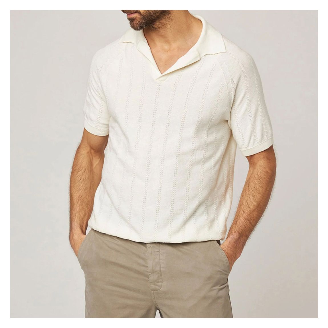 Ivory Alma Polo Shirt main product photo