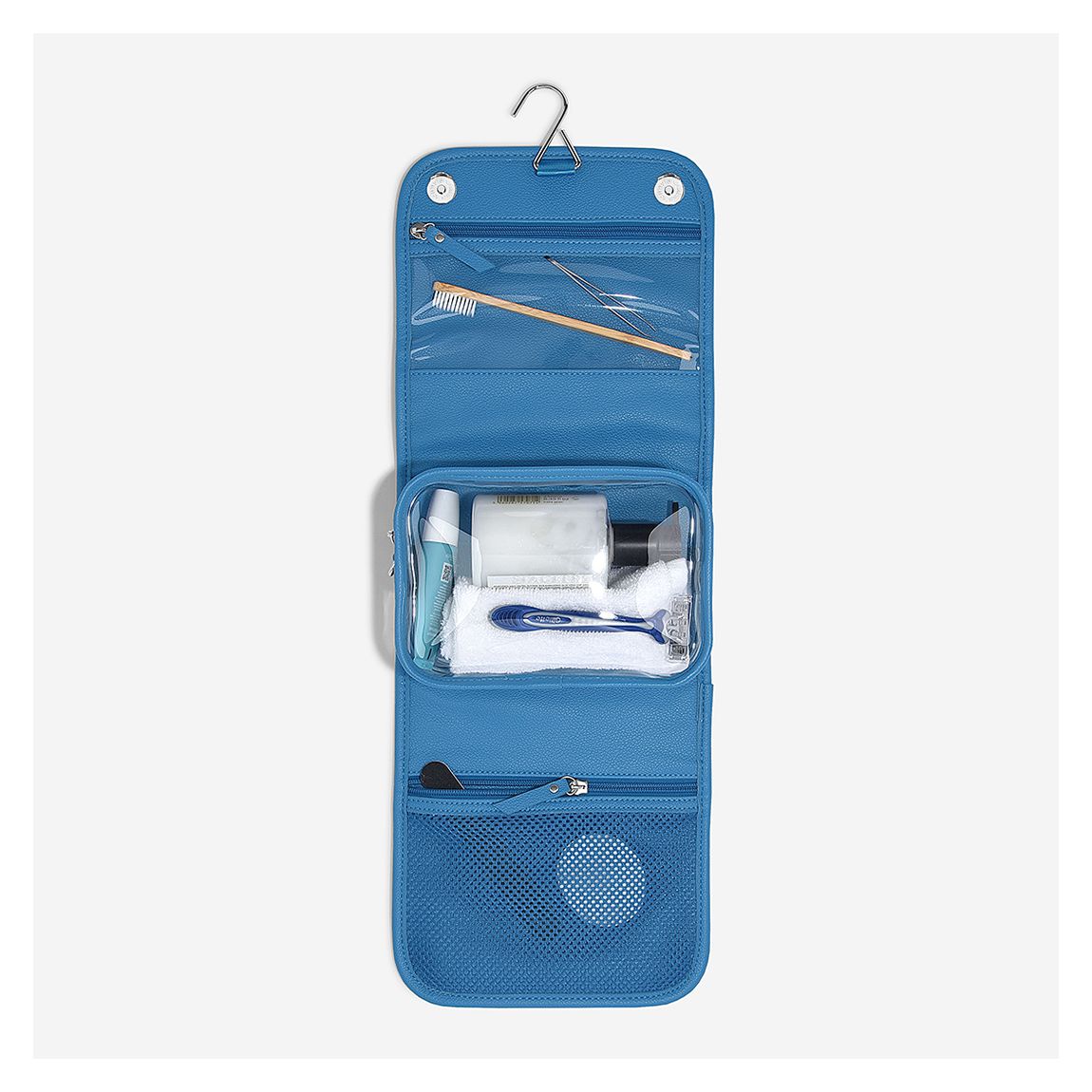 Azure Blue Travel Hanging Washbag main product photo