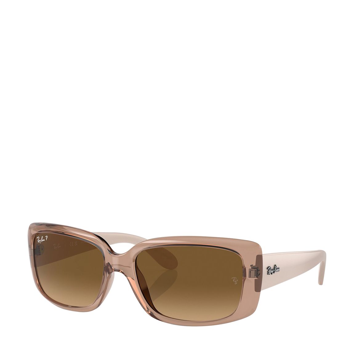 Transparent Brown Ray Ban RB4389 Sunglasses 58m main product photo