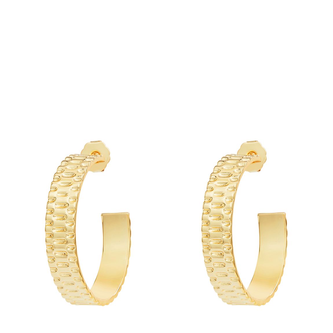 18k Gold Watch Me Shine Earrings main product photo