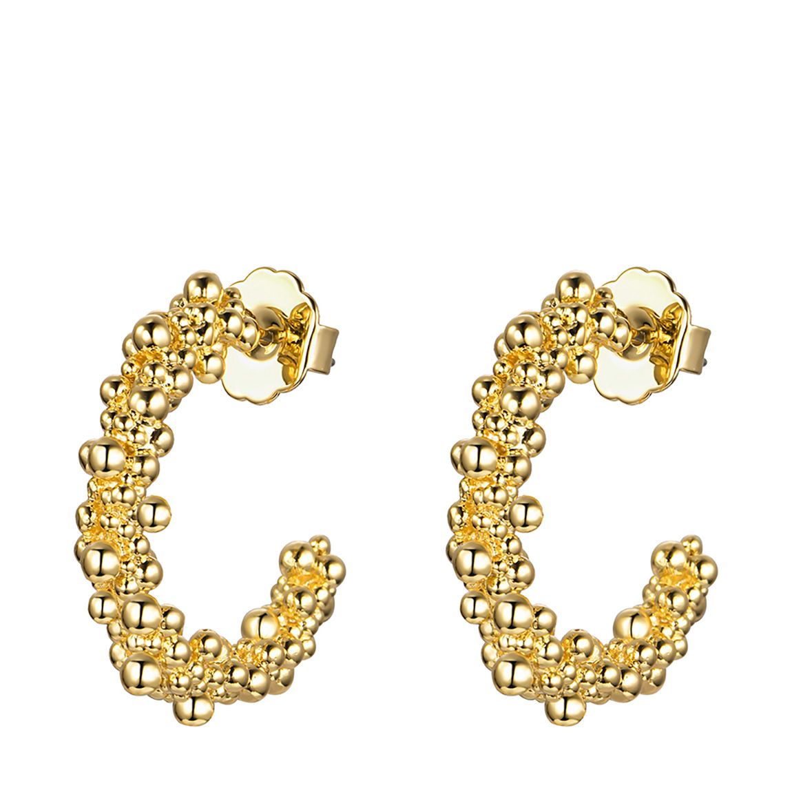 18k Gold Champagne Bubble Earrings main product photo