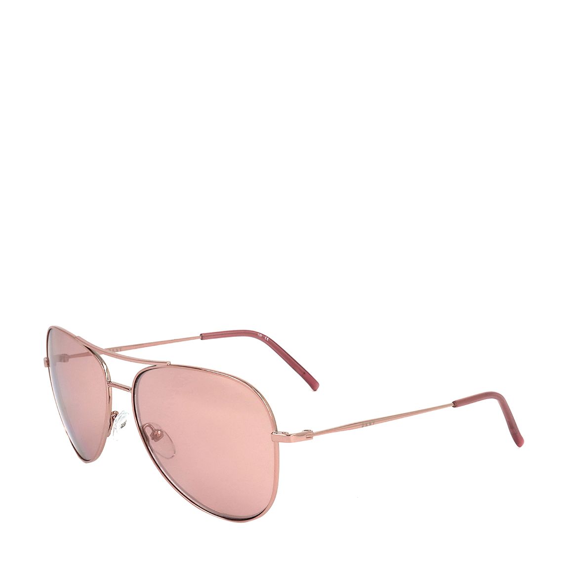 Gold Pink Aviator Sunglasses 58mm main product photo