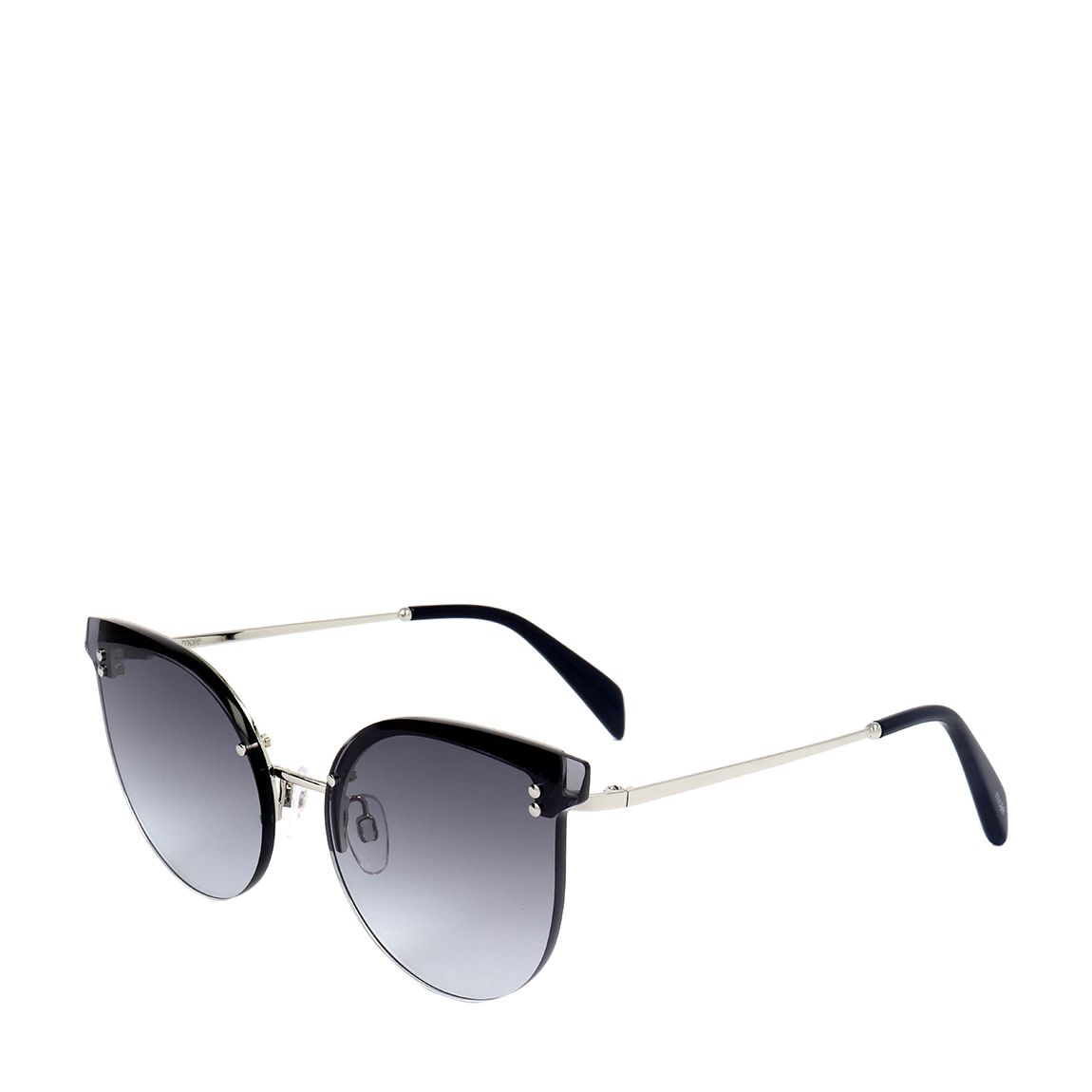 Silver Grey Round Sunglasses 58mm main product photo