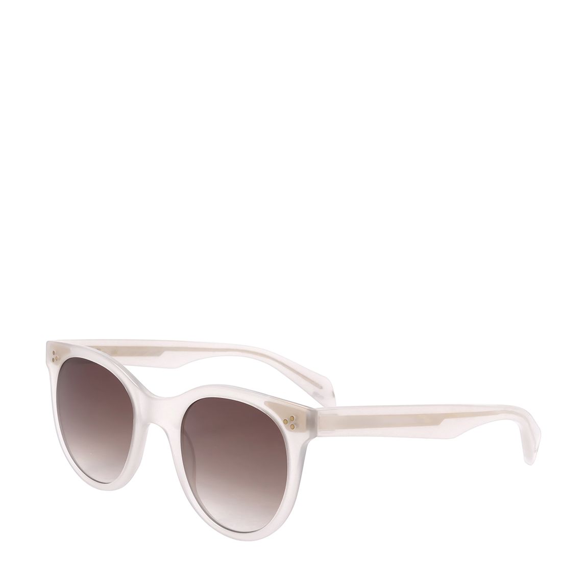 Light Grey Round Sunglasses 48mm main product photo