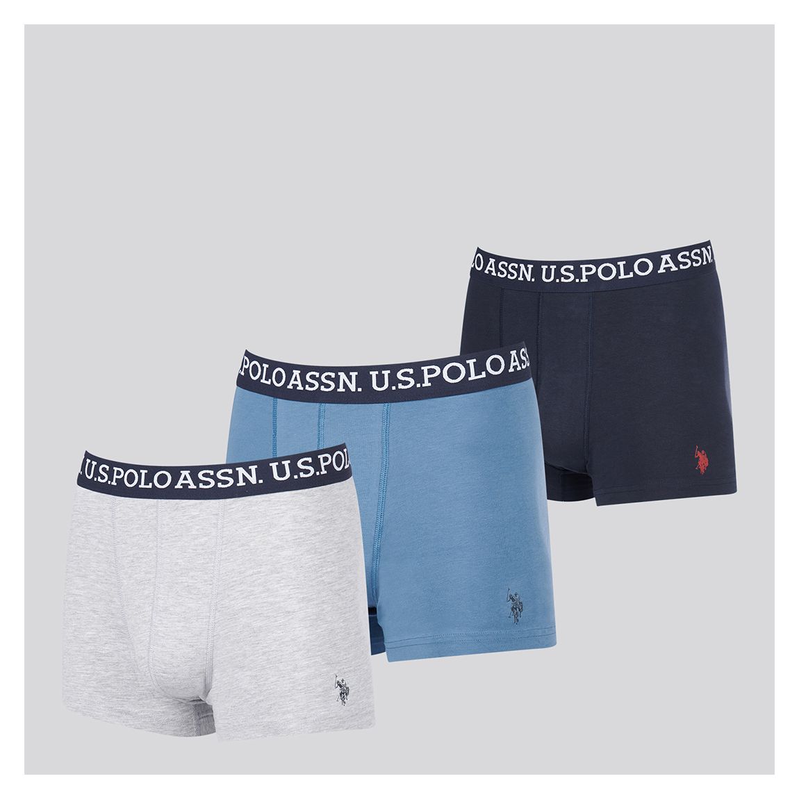 Multi 3-Pack Branded Boxers main product photo