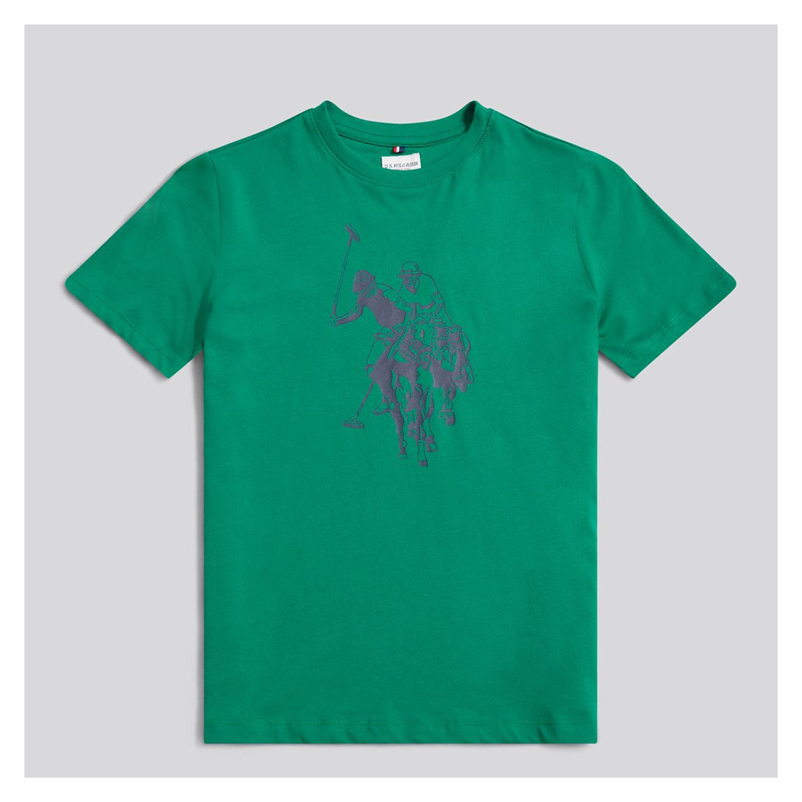 Boys Green Graphic Cotton T-Shirt main product photo
