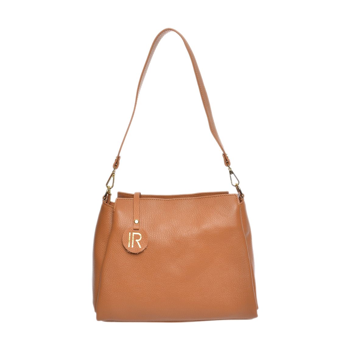Brown Italian Leather Shoulder Bag main product photo