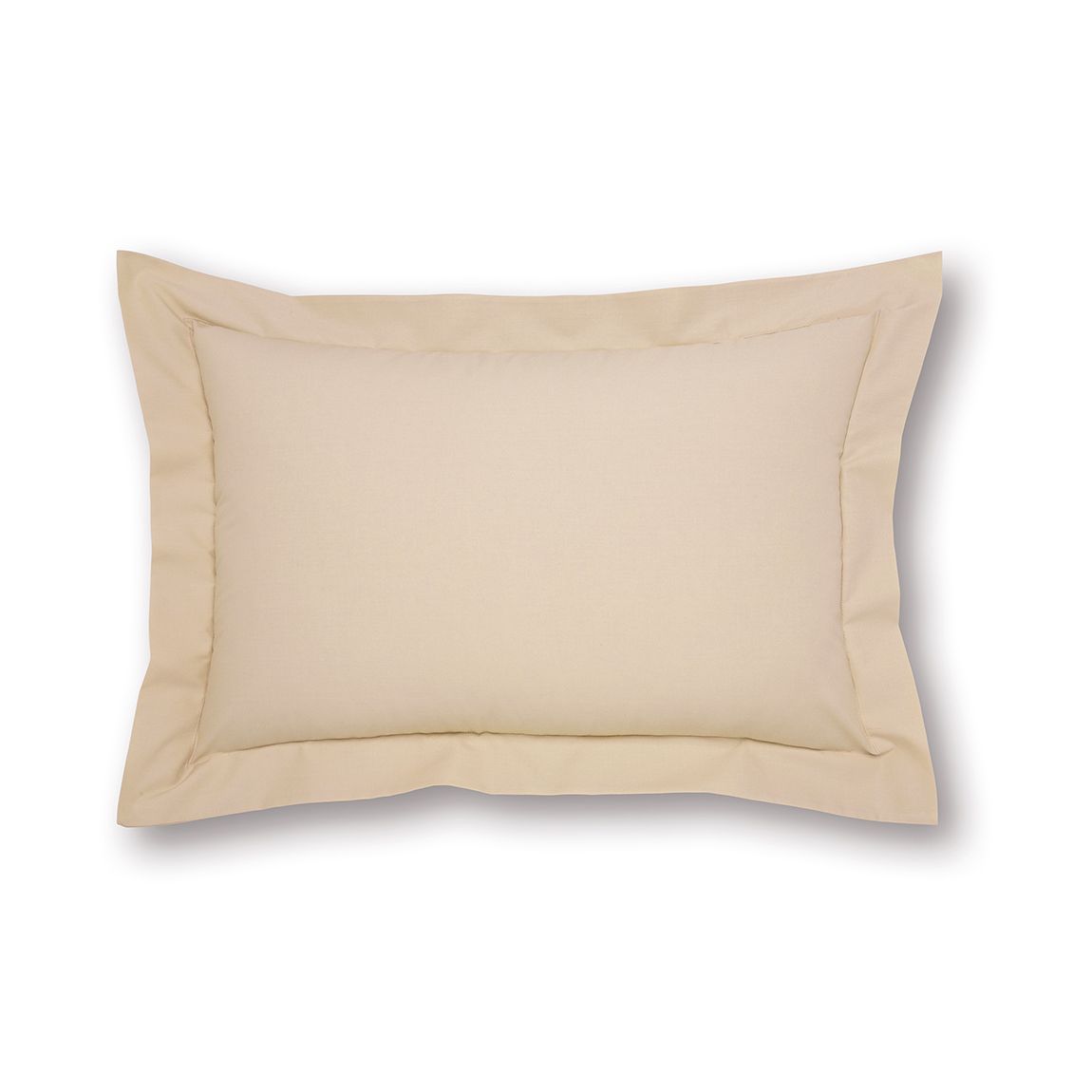 Charlotte Thomas Poetry Plain Dye Single Oxford Pillowcase - Biscuit main product photo