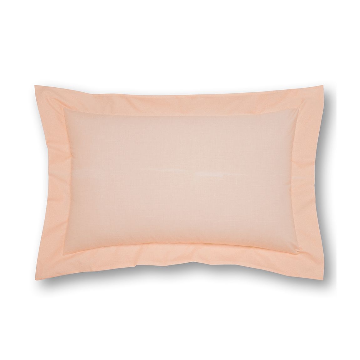 Charlotte Thomas Poetry Plain Dye Single Oxford Pillowcase - Peach main product photo