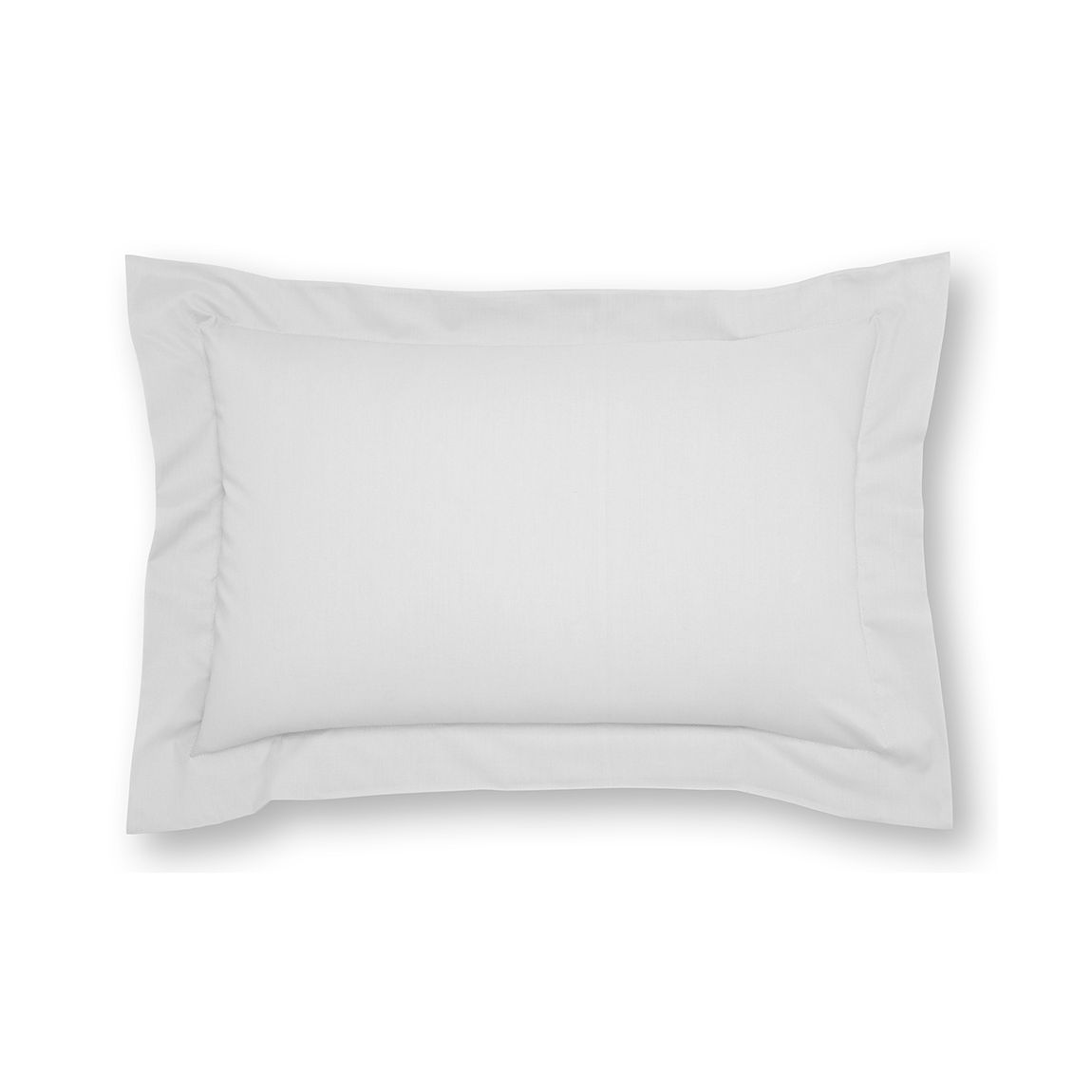 Charlotte Thomas Poetry Plain Dye Single Oxford Pillowcase - Grey main product photo