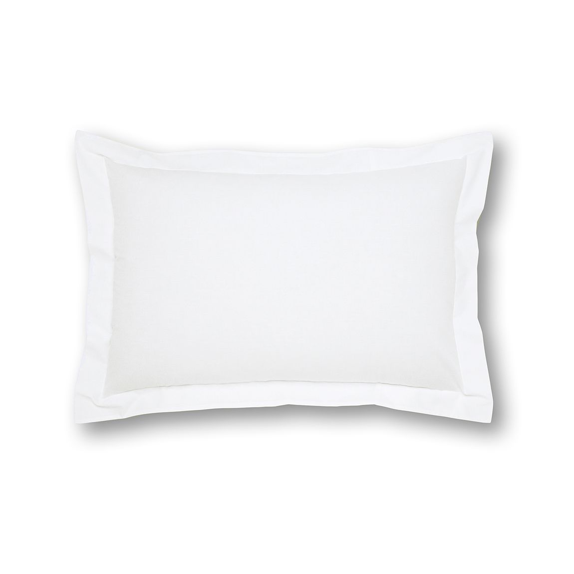 Charlotte Thomas Poetry Plain Dye Single Oxford Pillowcase - White main product photo
