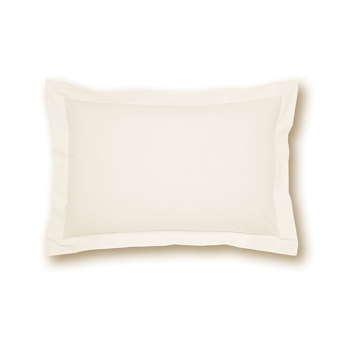 Charlotte Thomas Poetry Plain Dye Single Oxford Pillowcase - Cream main product photo