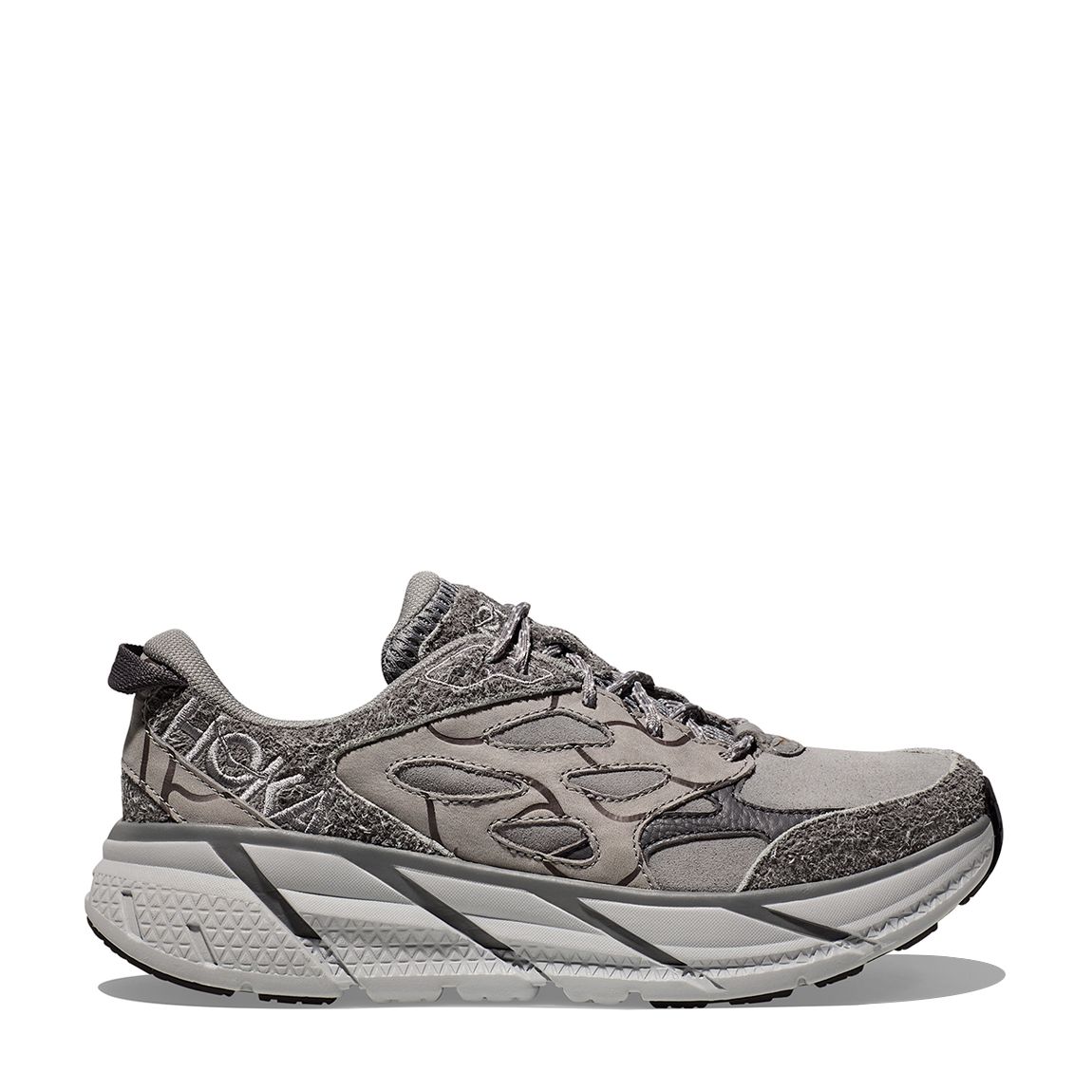Unsiex Grey Elite Terrain System Clifton L Suede Trainers main product photo