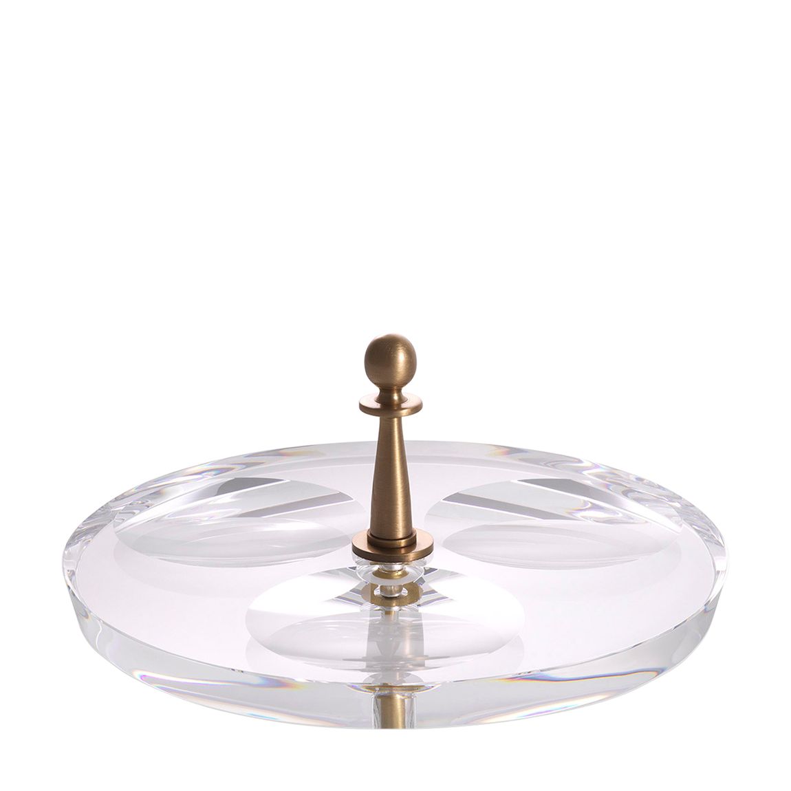 Tray Krone, Antique Brass Finish main product photo