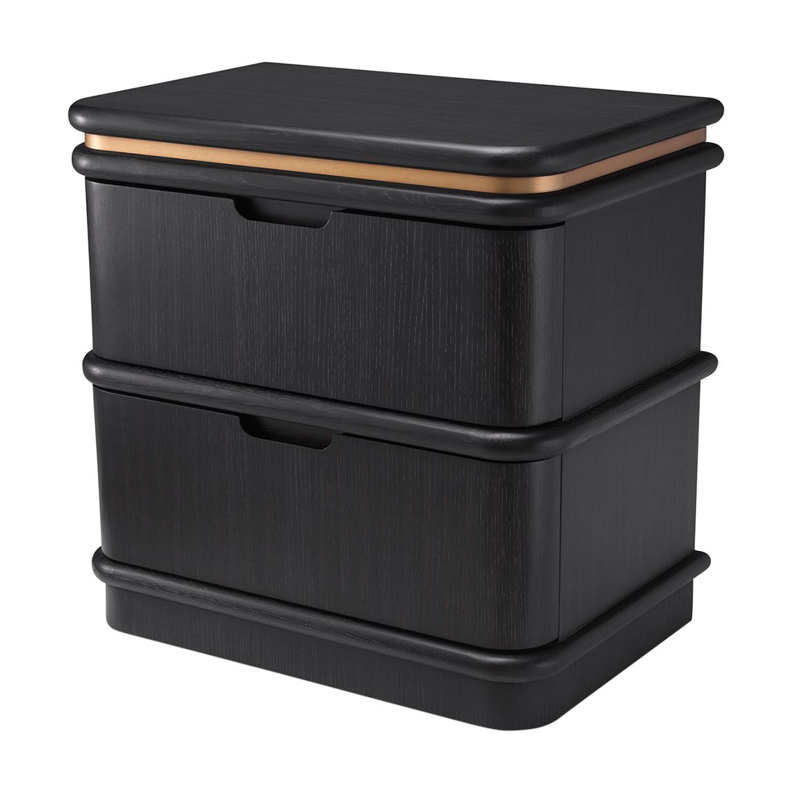 Nightstand Costanzo, Charcoal Grey Oak Veneer main product photo