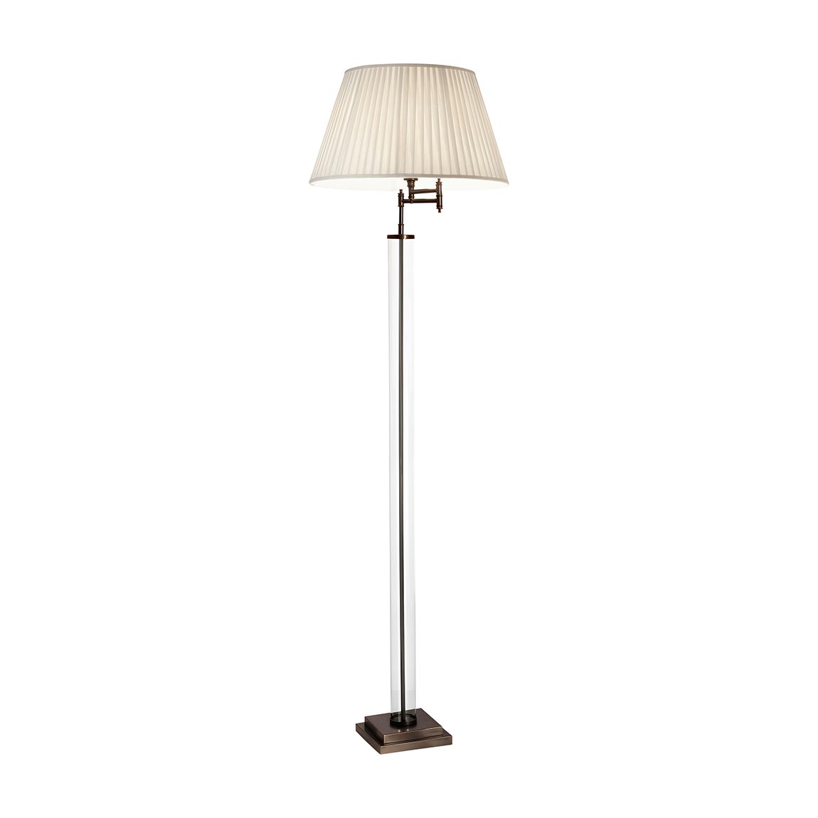 Floor Lamp Beaufort, Brass Finish Incl Shade main product photo