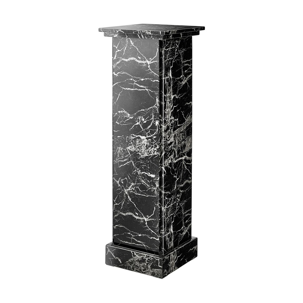 Column Caselli, Black Faux Marble main product photo