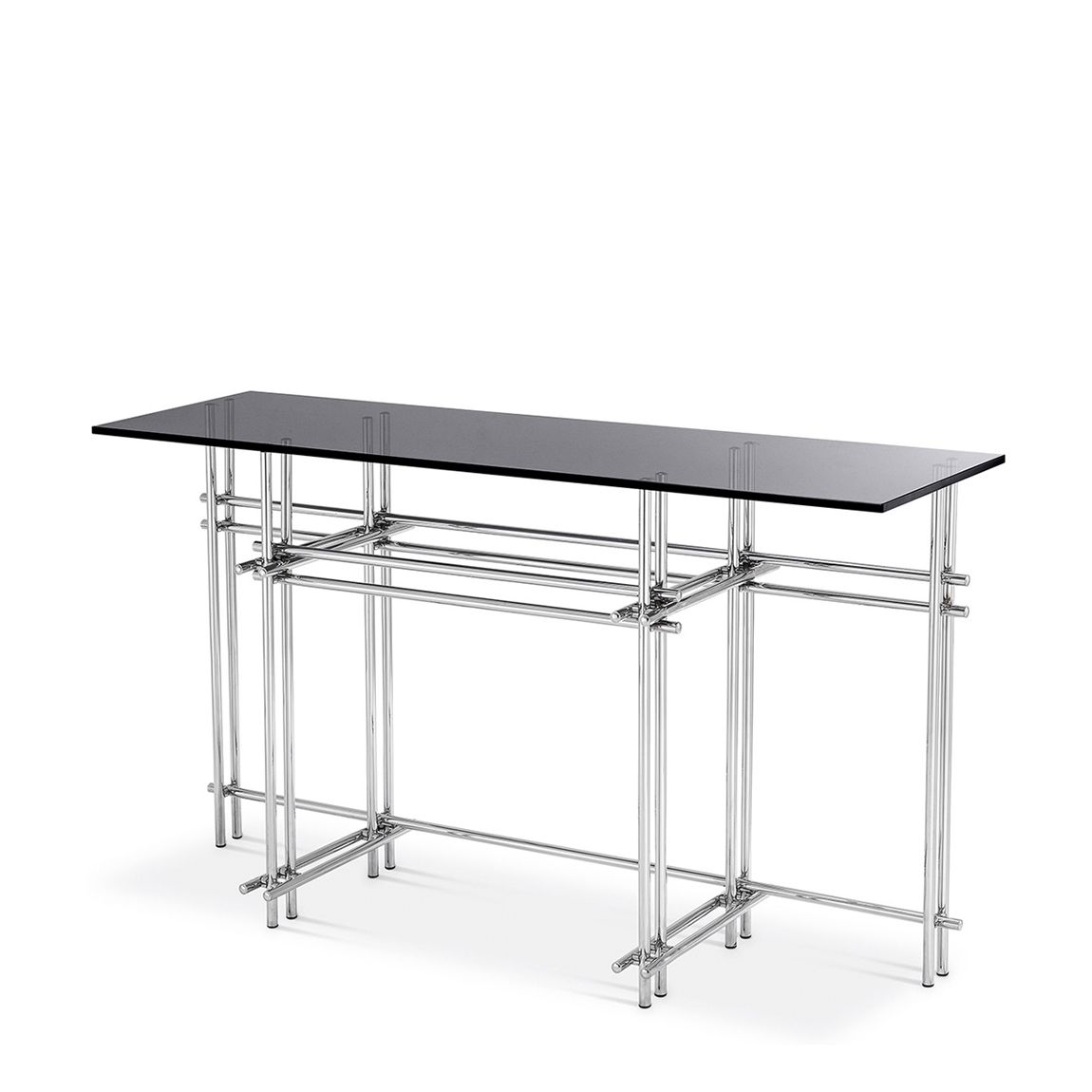 Console Table Quinn, Polished Stainless Steel main product photo