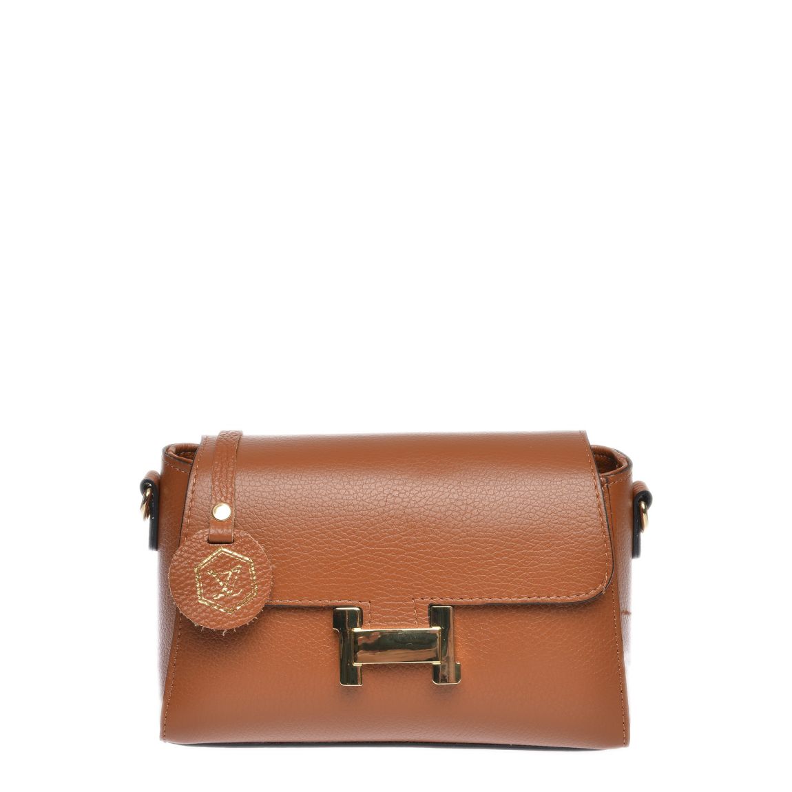 Brown Italian Leather Crossbody Bag main product photo