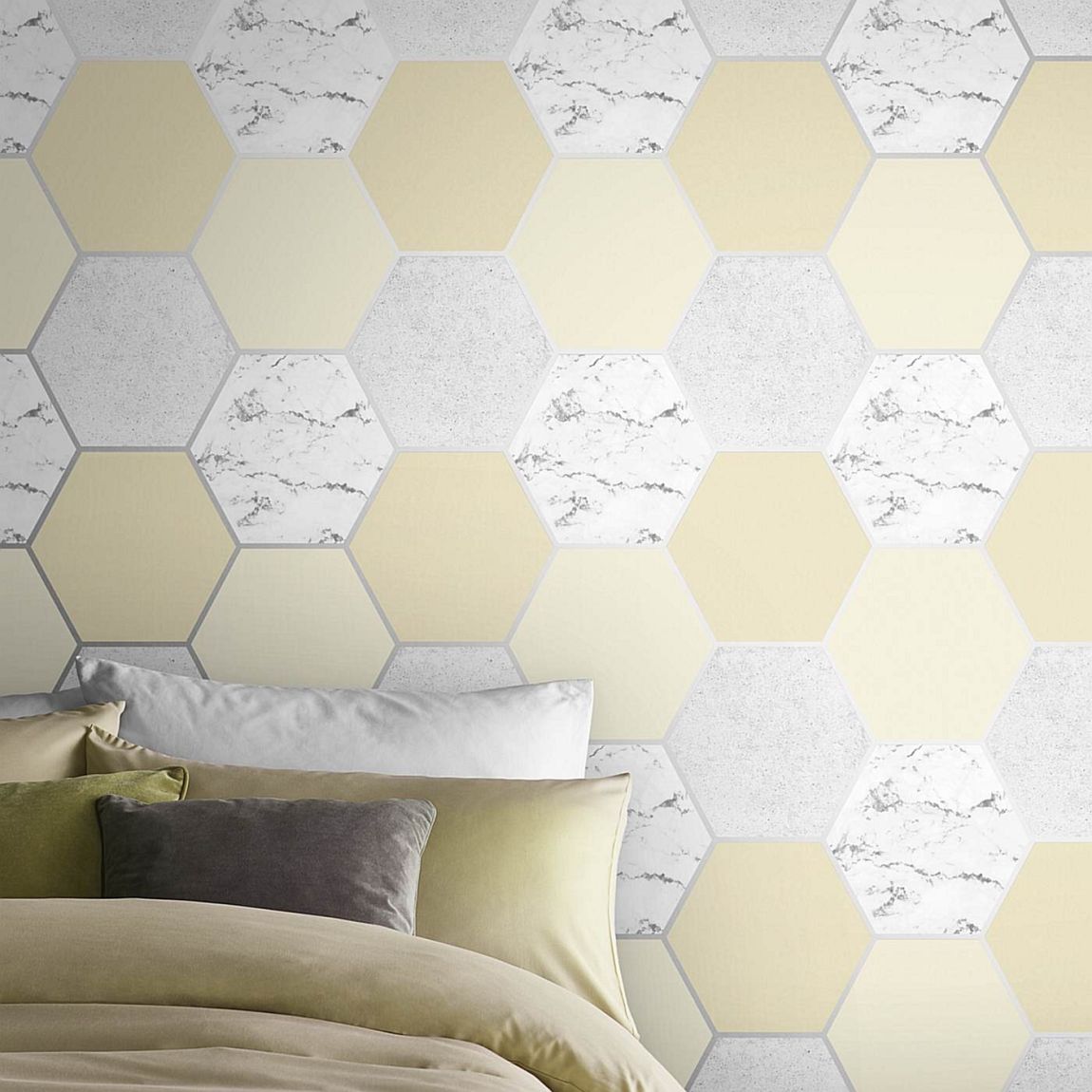 Graham & Brown Earthen Yellow Wallpaper main product photo