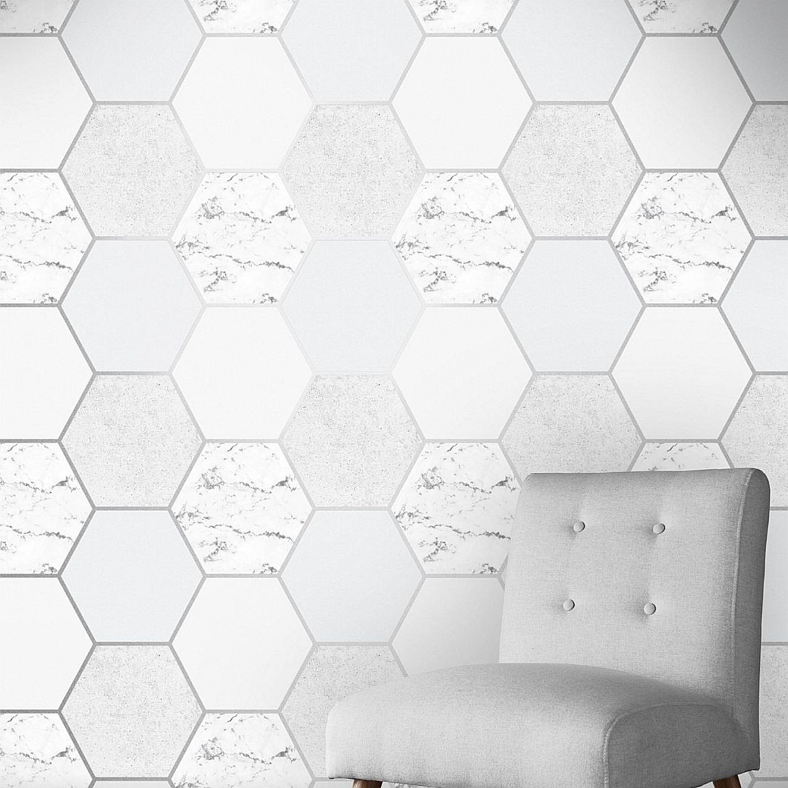 Graham & Brown Earthen Grey Wallpaper main product photo