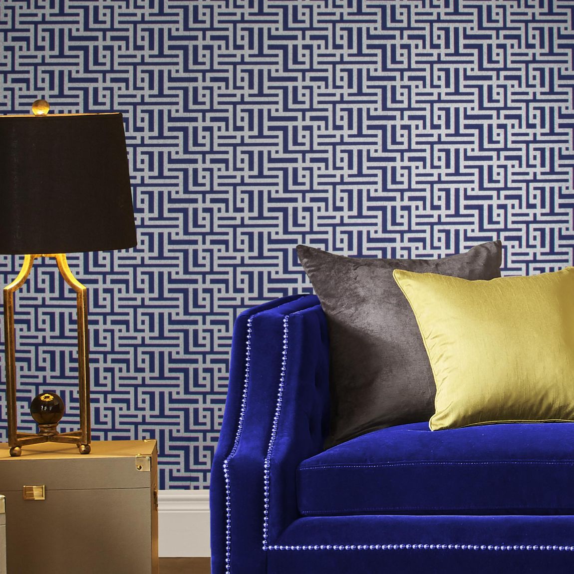 Graham & Brown Zen Cobalt Wallpaper main product photo