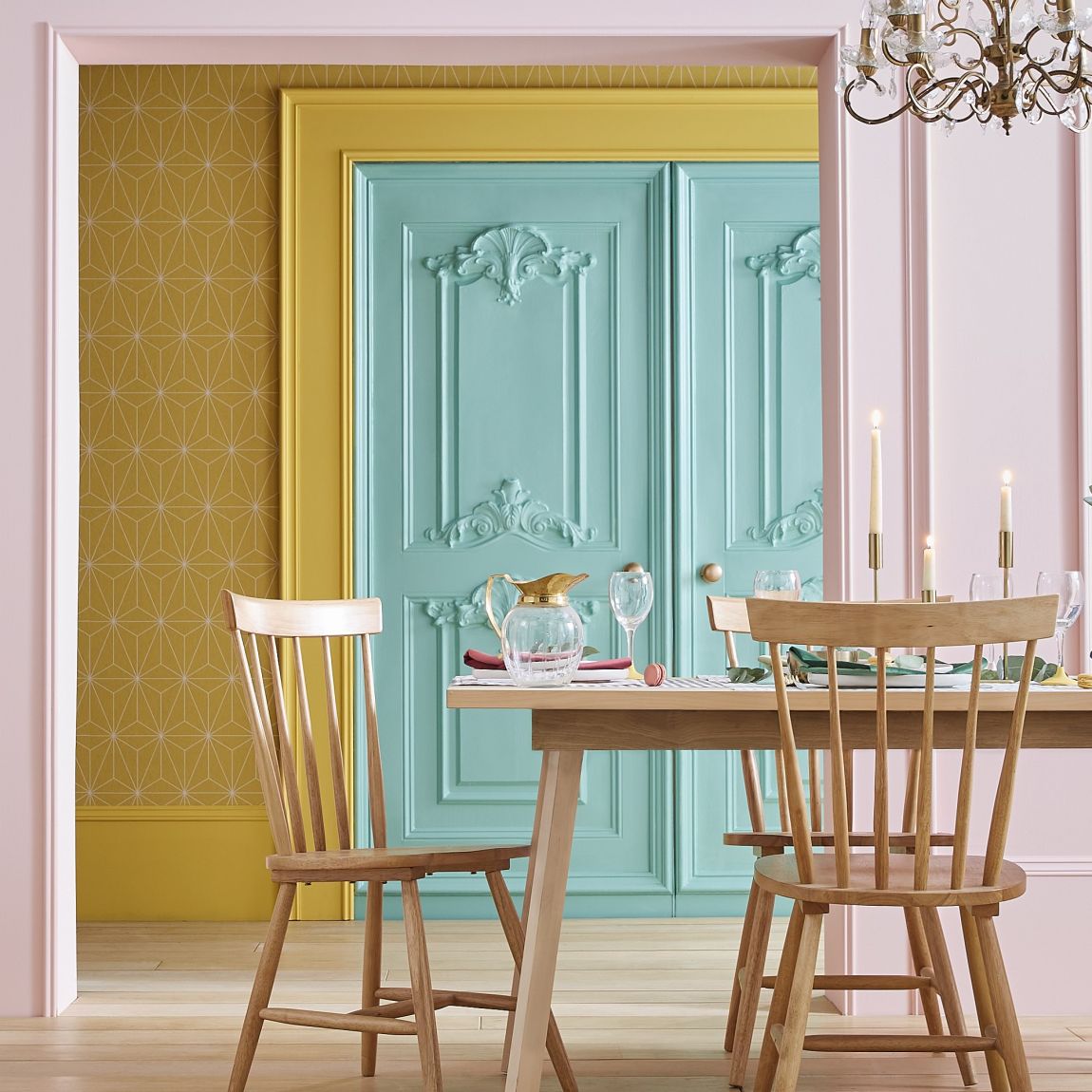 Graham & Brown Prism Yellow Wallpaper main product photo