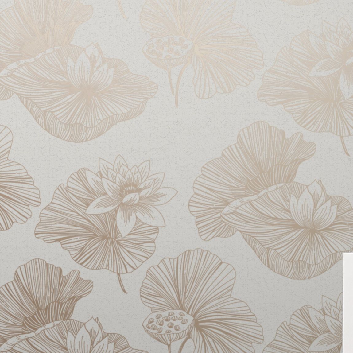 Graham & Brown Lotus Cream Wallpaper main product photo