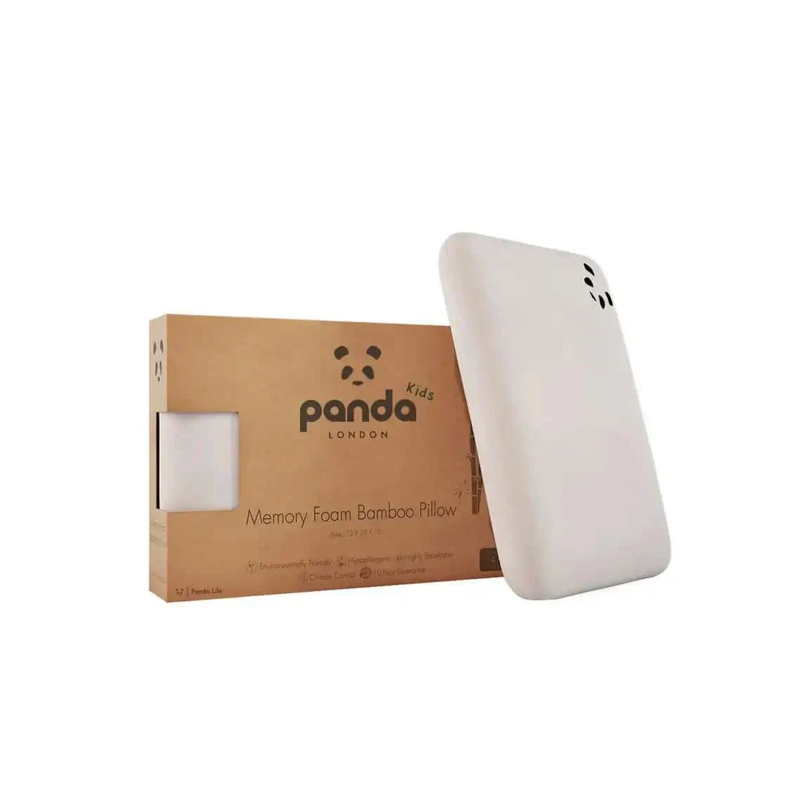 Panda Memory Foam Bamboo Toddler Pillow main product photo