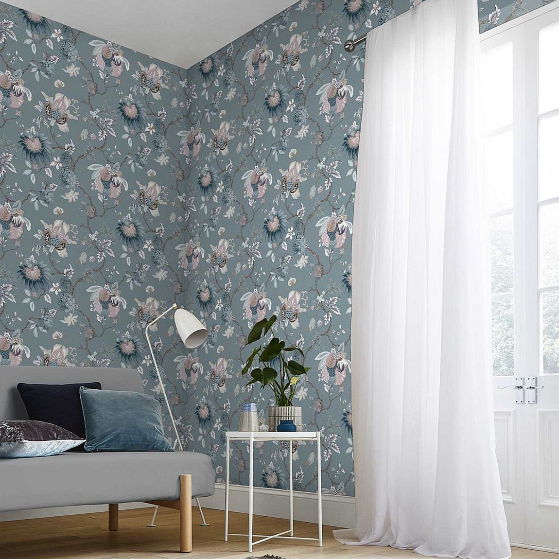 Graham & Brown Bordado Aegean Wallpaper main product photo