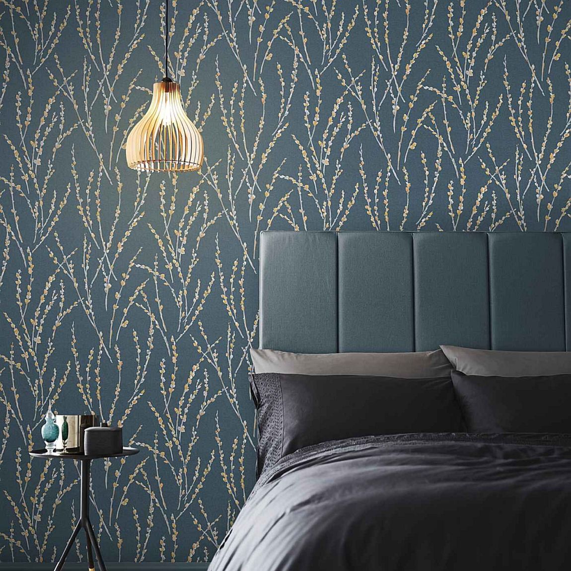 Graham & Brown Floret Teal Wallpaper main product photo