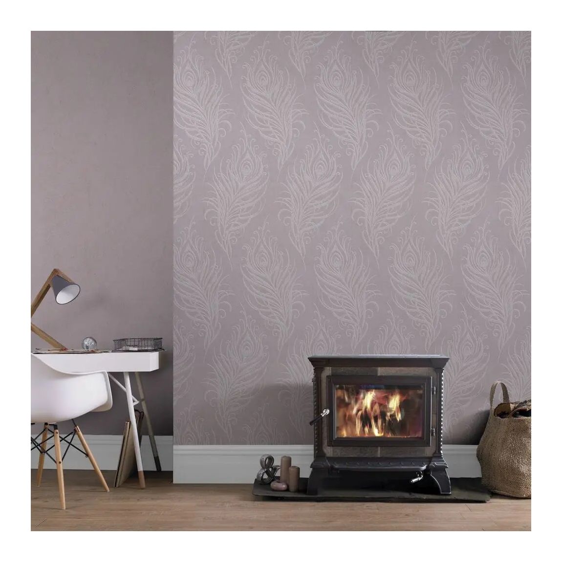 Graham & Brown Tranquil Mulberry Wallpaper main product photo