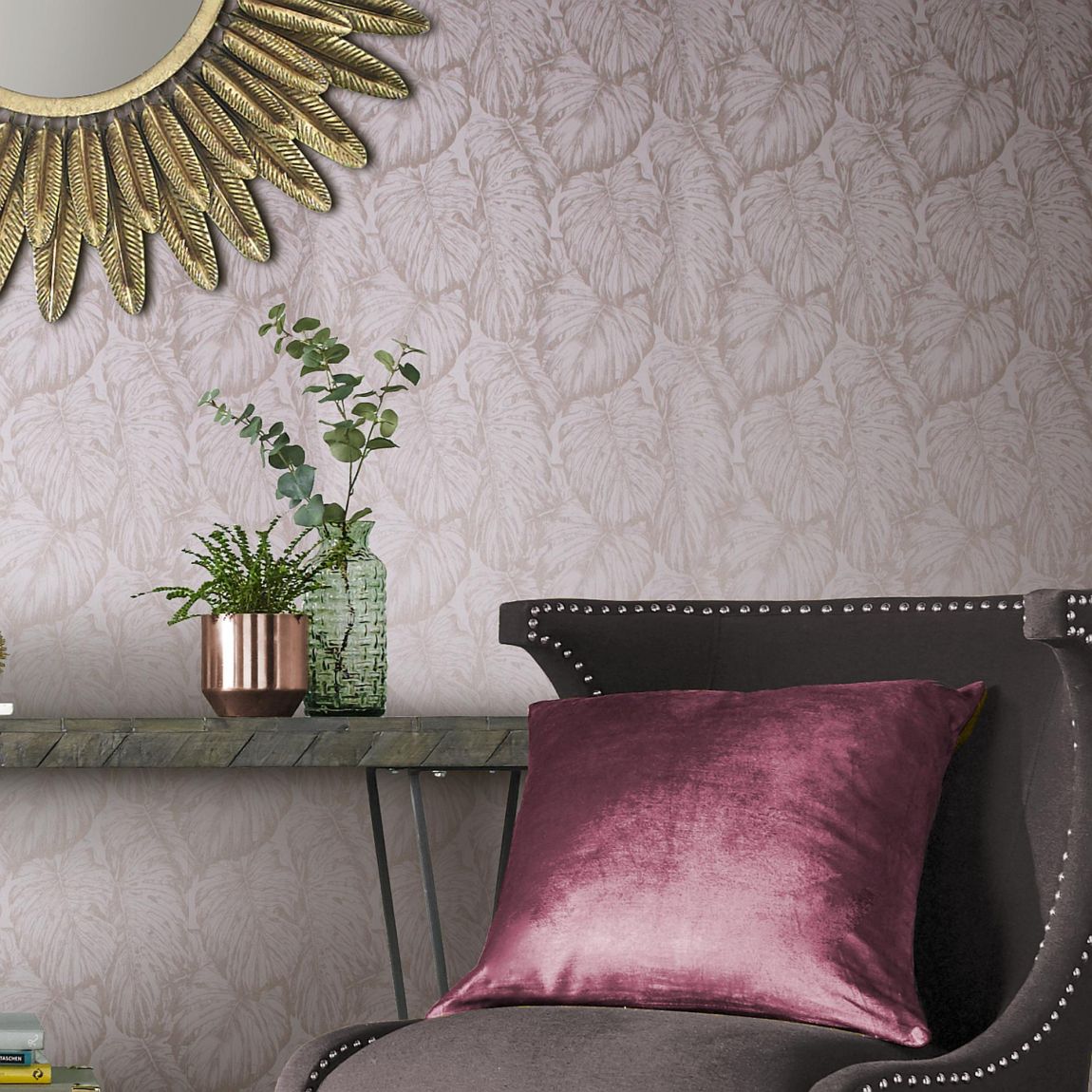 Graham & Brown Tropical Blush Wallpaper main product photo