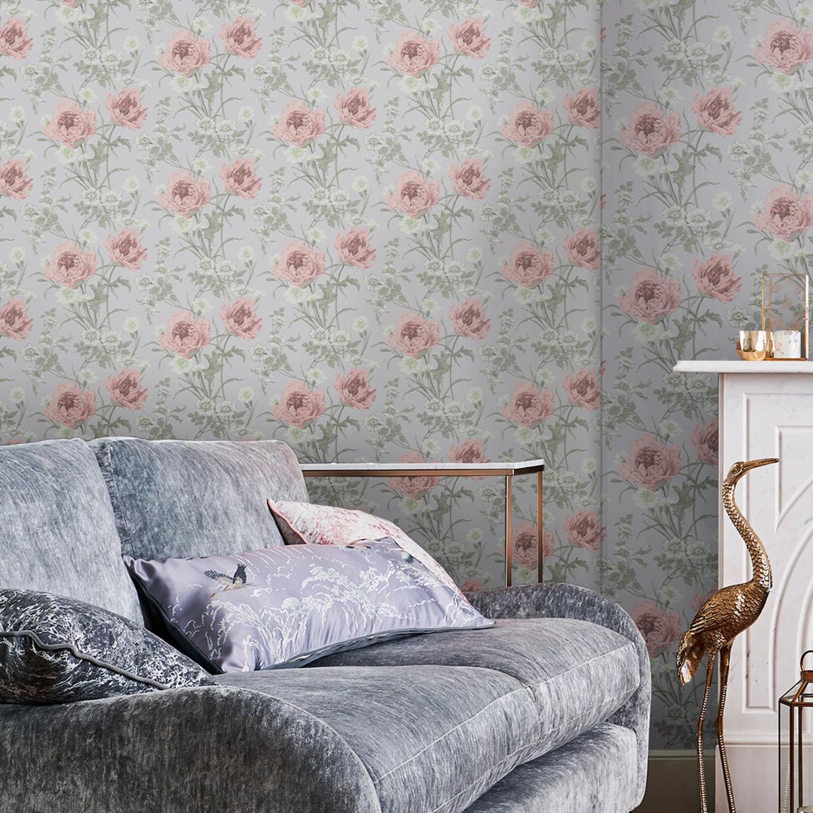 Laura Ashley Aurelie Natural Wallpaper main product photo
