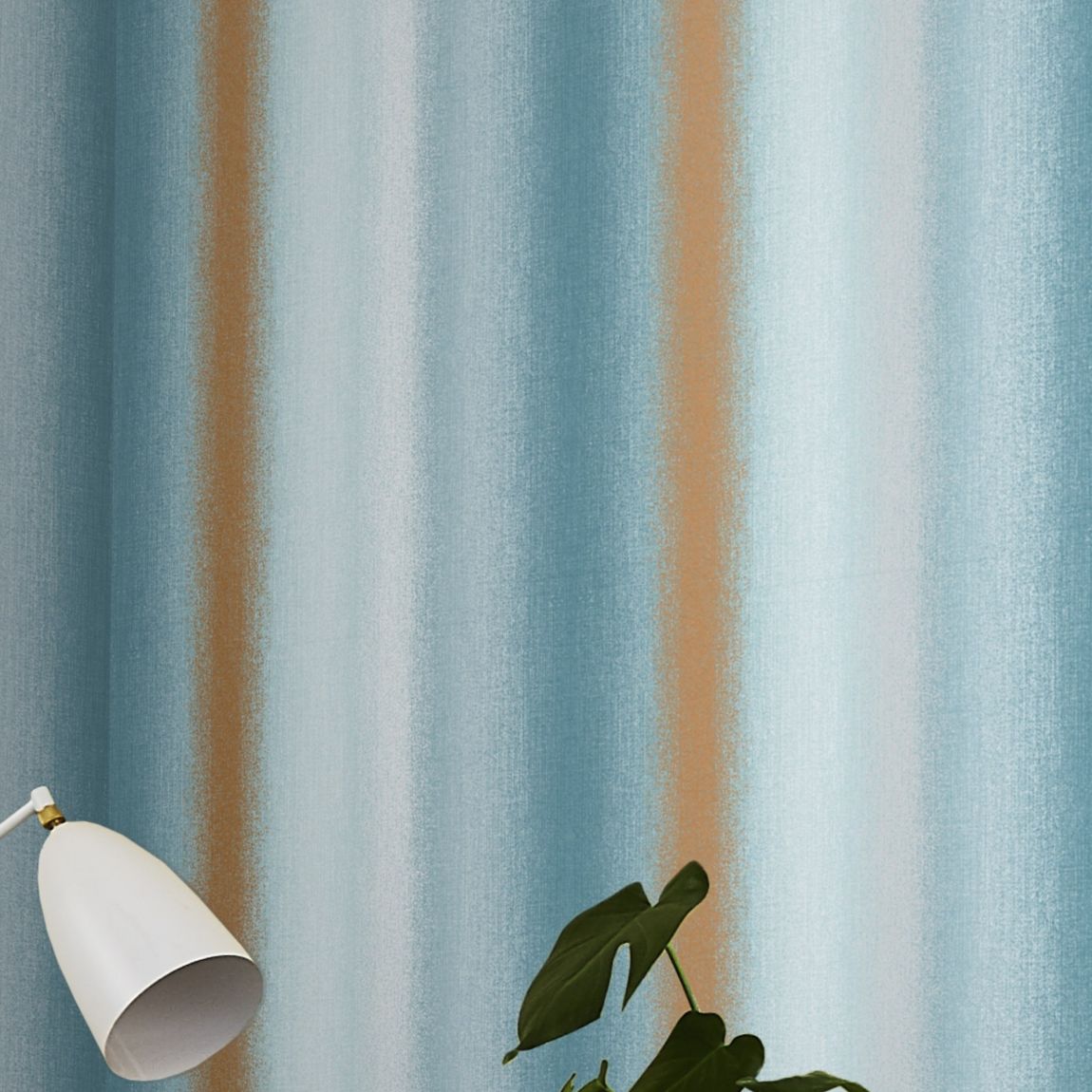 Graham & Brown Wild Flower Stripe Teal Wallpaper main product photo