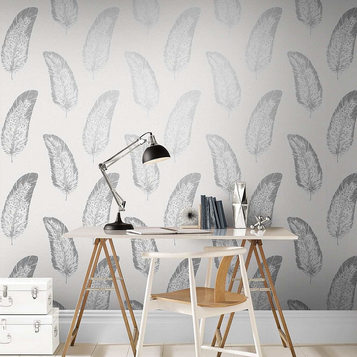 Graham & Brown Volare Dove Wallpaper main product photo
