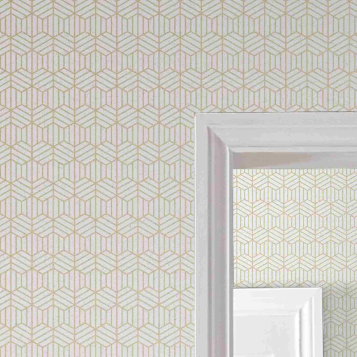 Graham & Brown Echo Pearl and Gold Wallpaper main product photo