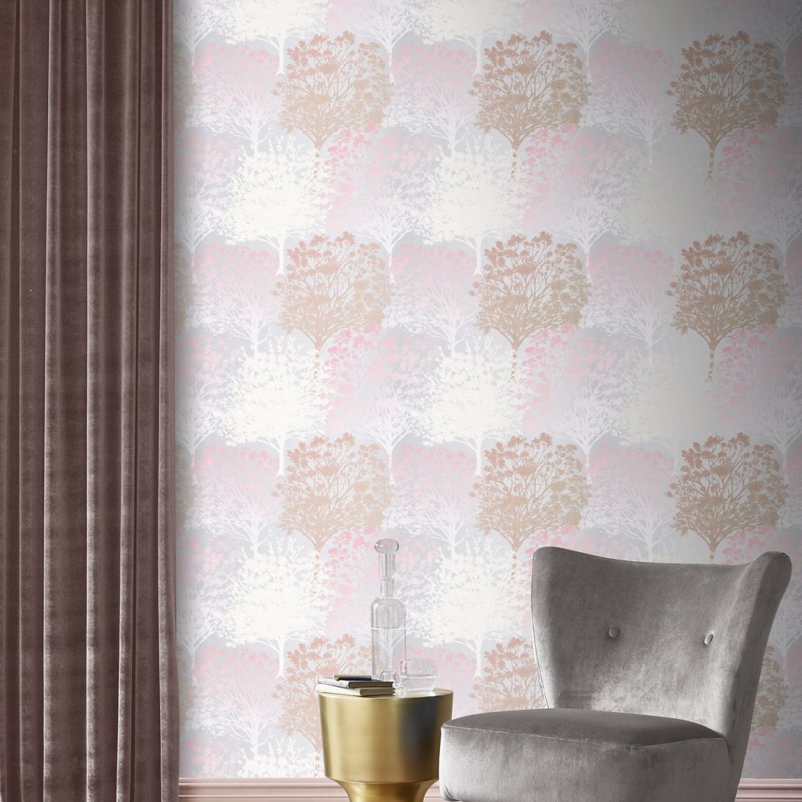 Graham & Brown Grove Blush Wallpaper main product photo