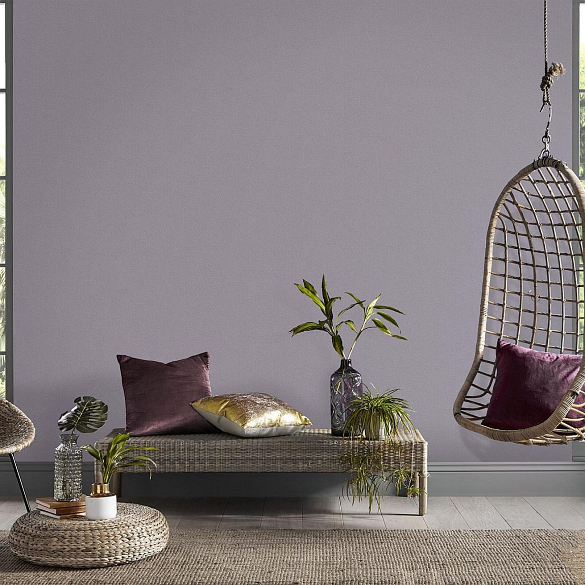 Graham & Brown Blissful Heather Plain Wallpaper main product photo