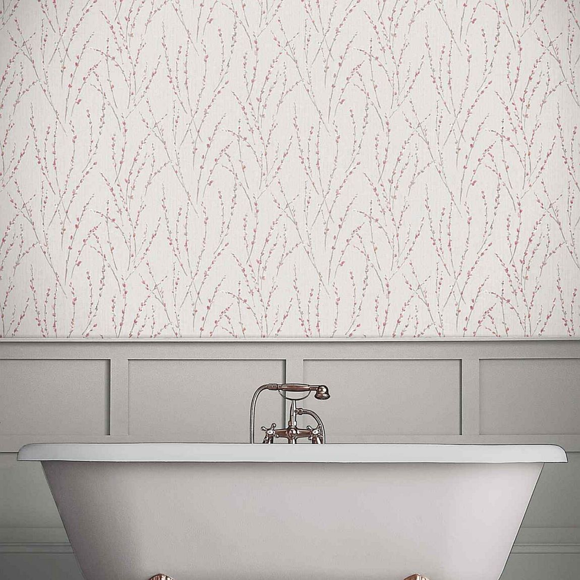 Graham & Brown Floret Cherry Wallpaper main product photo
