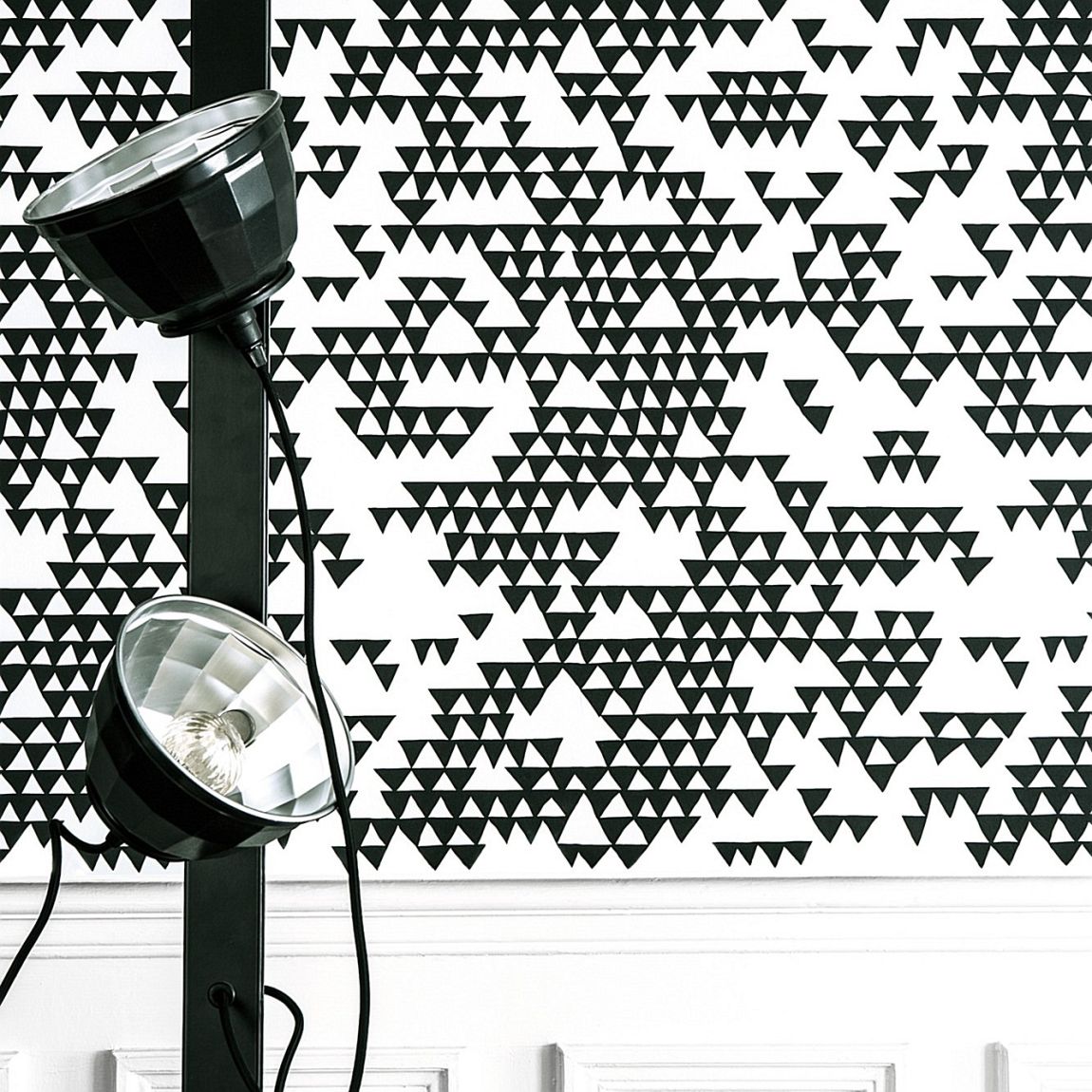 Graham & Brown Secret Mountain Black & White Wallpaper main product photo