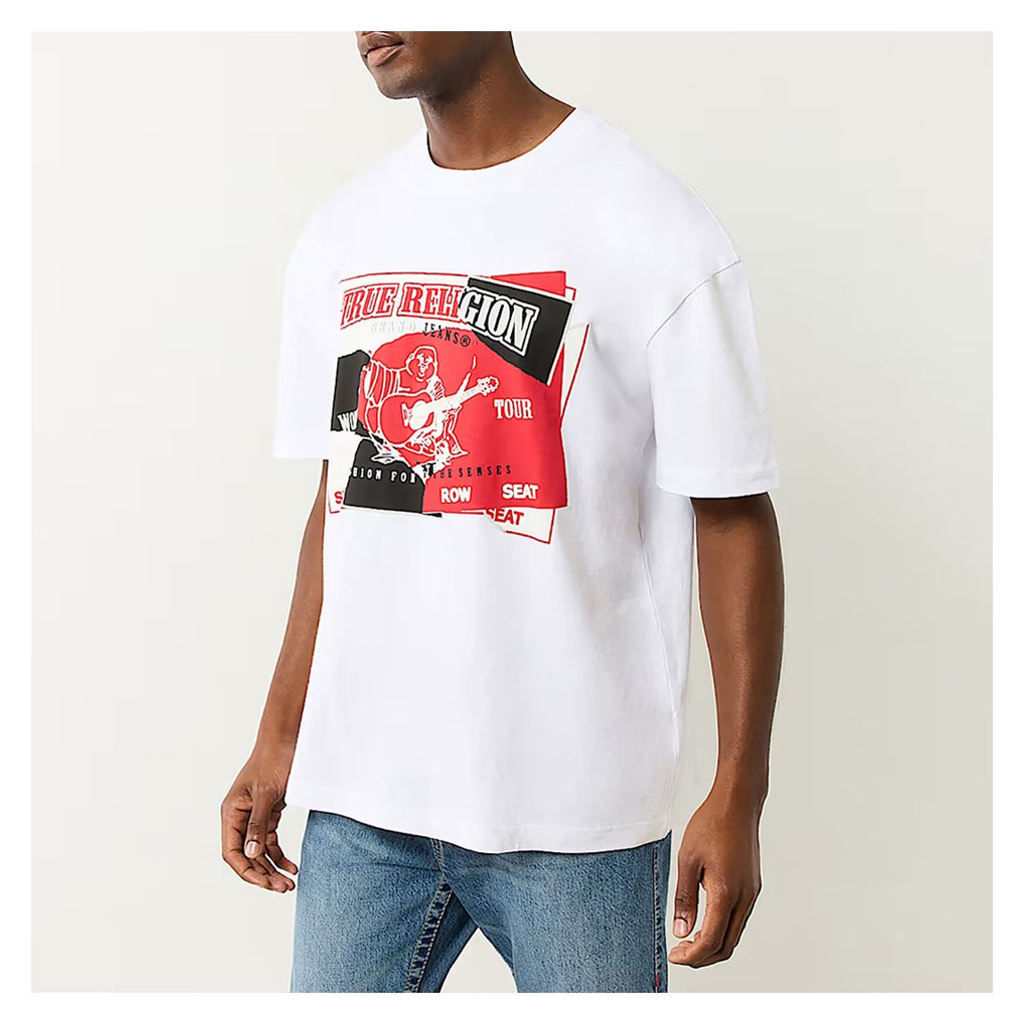 White World Tour Graphic Cotton T-Shirt main product photo