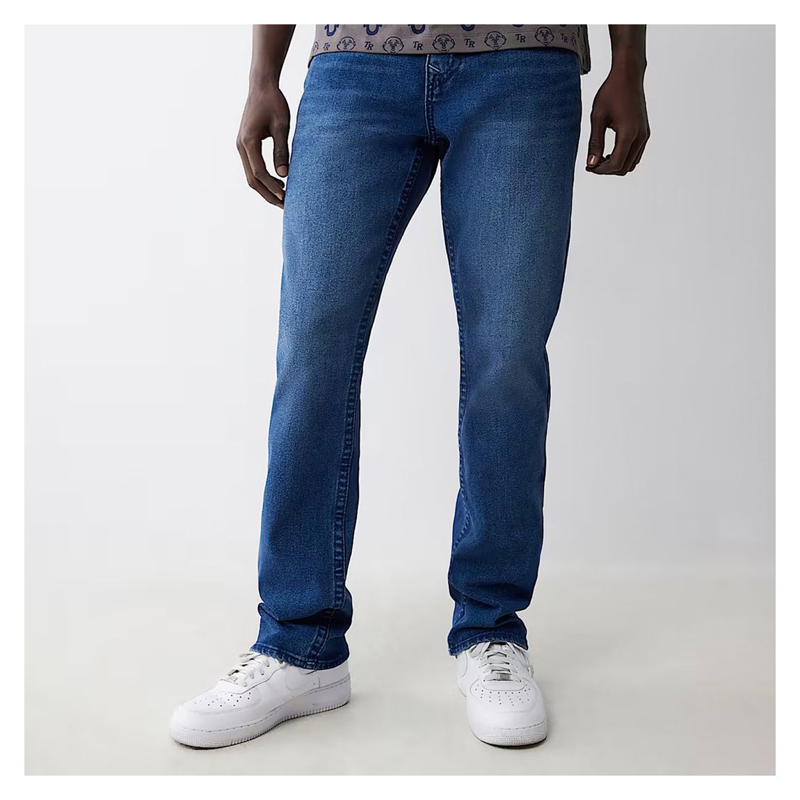 Blue Straight Leg Jeans main product photo