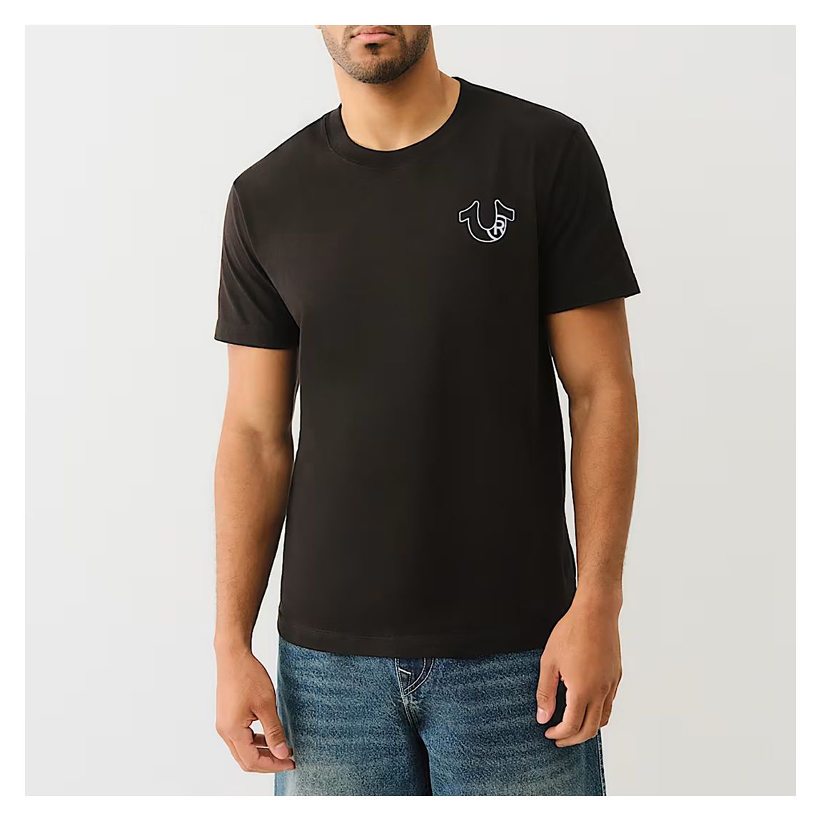 Black Back Printed Buddha Tee main product photo
