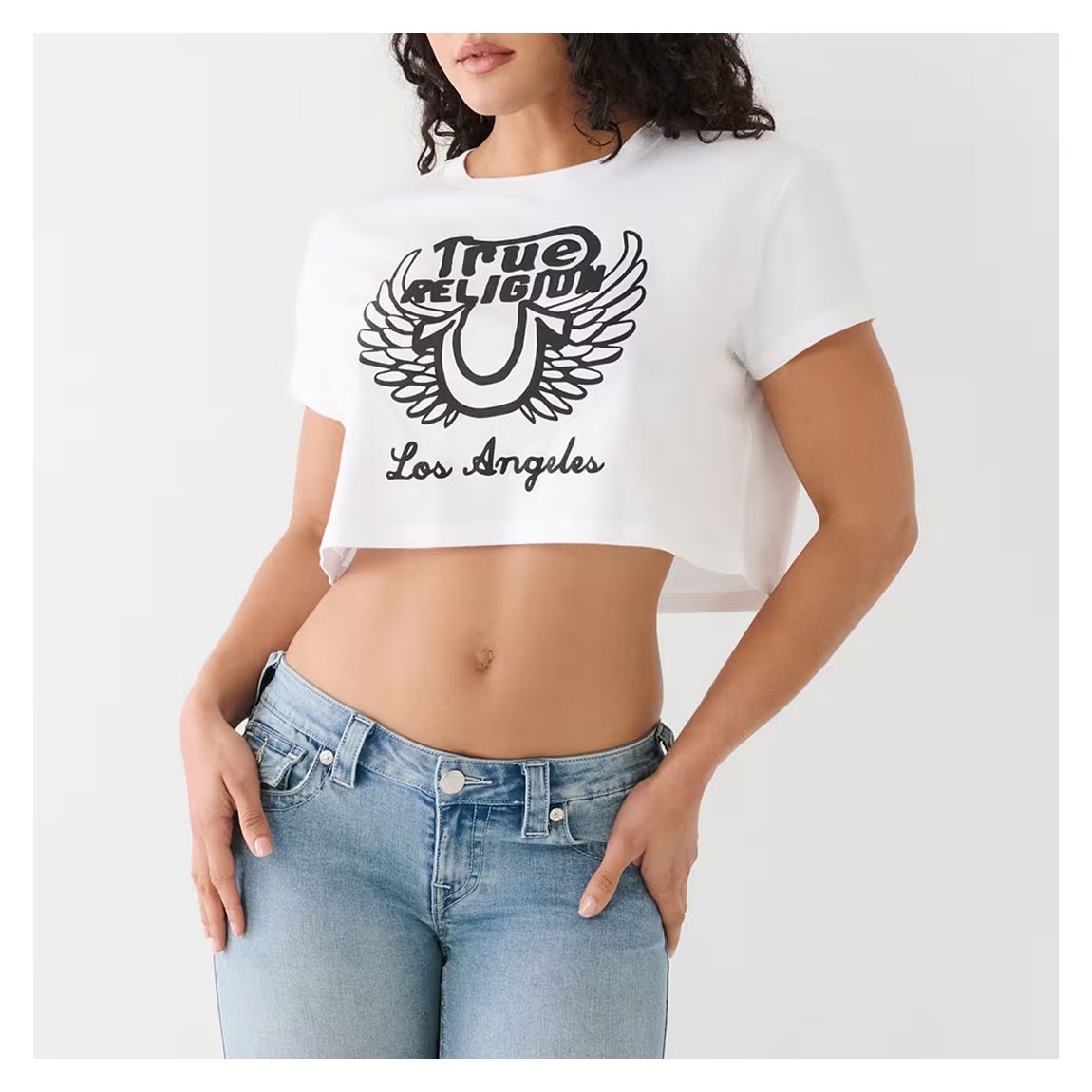 White Crop T-Shirt main product photo