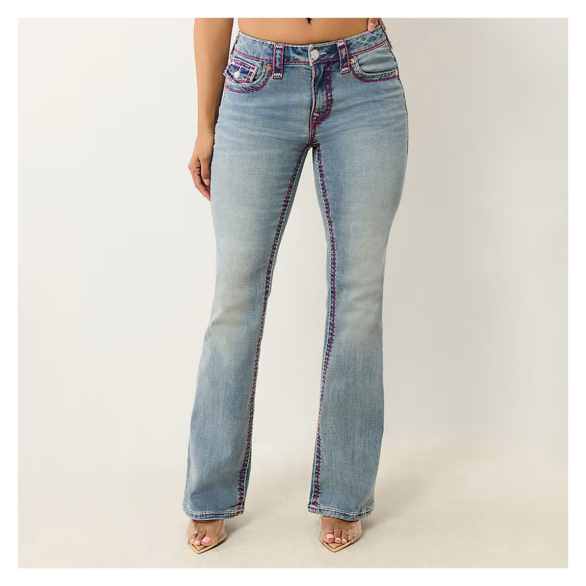 Mid Blue Becca Super T Bootcut Jean main product photo