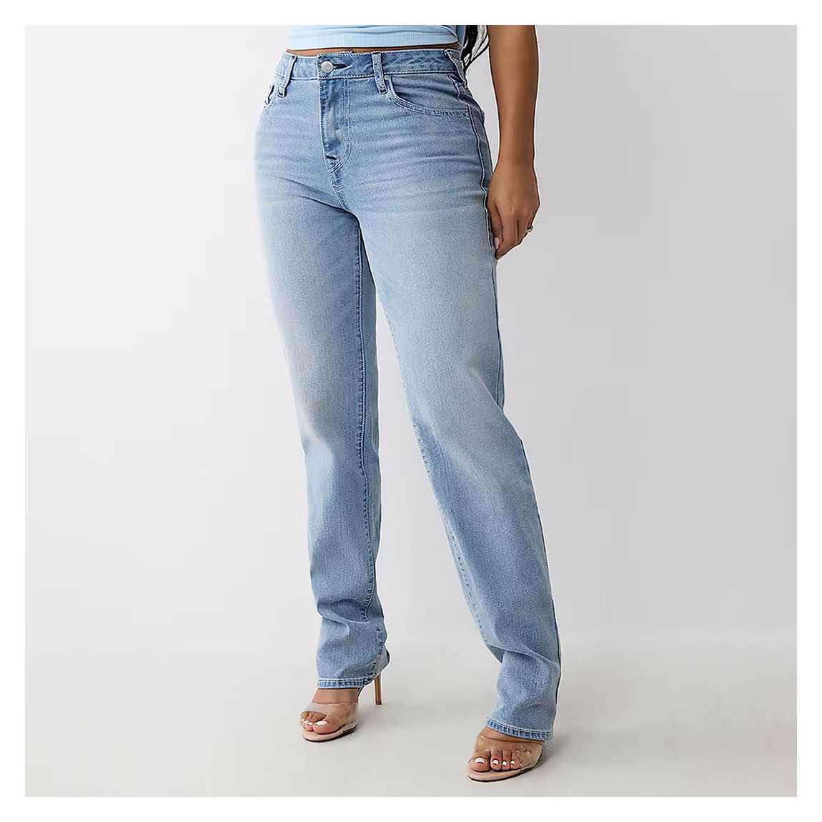 Light Wash Sarah Straight Leg Jean main product photo