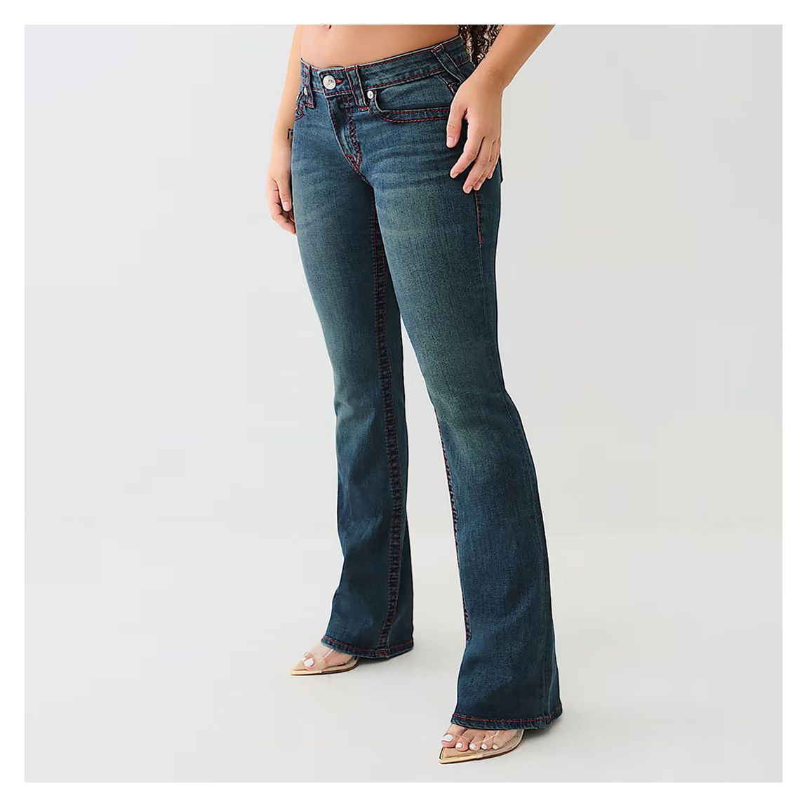 Dark Blue Becca Big T Bootcut Jean main product photo