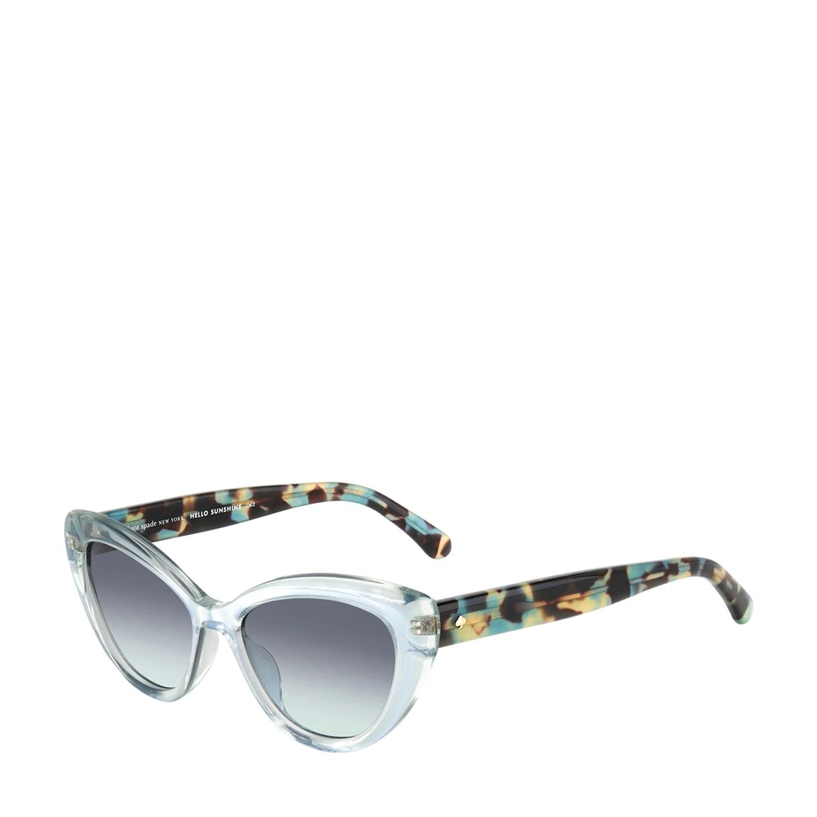 Grey Transparent Marlah Patterned Kate Spade Sunglasses 53mm main product photo